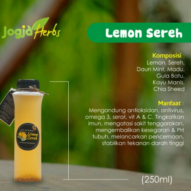 

LEMON SEREH BOTOL 250 ml