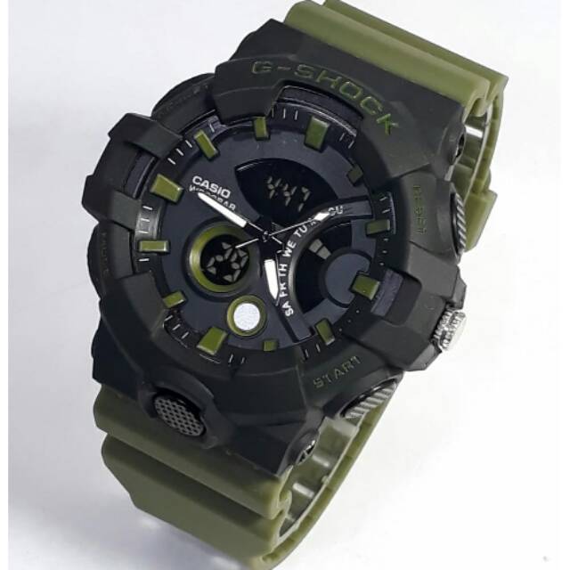 Jam tangan pria G Shock GA720 Army black Army