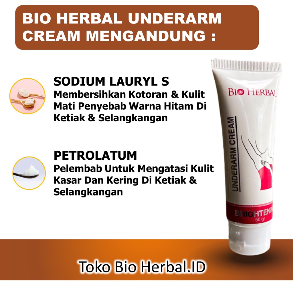 Pemutih Ketiak Ampuh Cream Pemutih Ketiak Underarm Cream Krim Pemutih Ketiak Perawatan Ketiak B12P