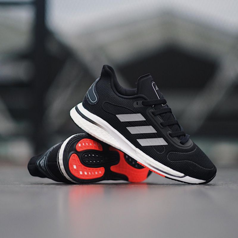 ADIDAS SUPERNOVA PLUS BOOST BLACK WHITE SOL ORANGE