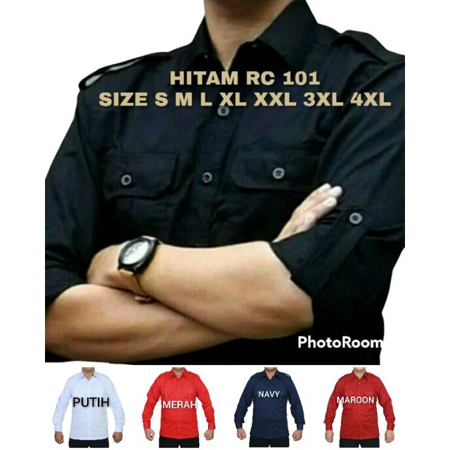 Seragam Dinas Harian Lapangan/Baju Kerja Murah/Baju Dinas PDL Lengan Panjang/Seragam Kerja Bordir