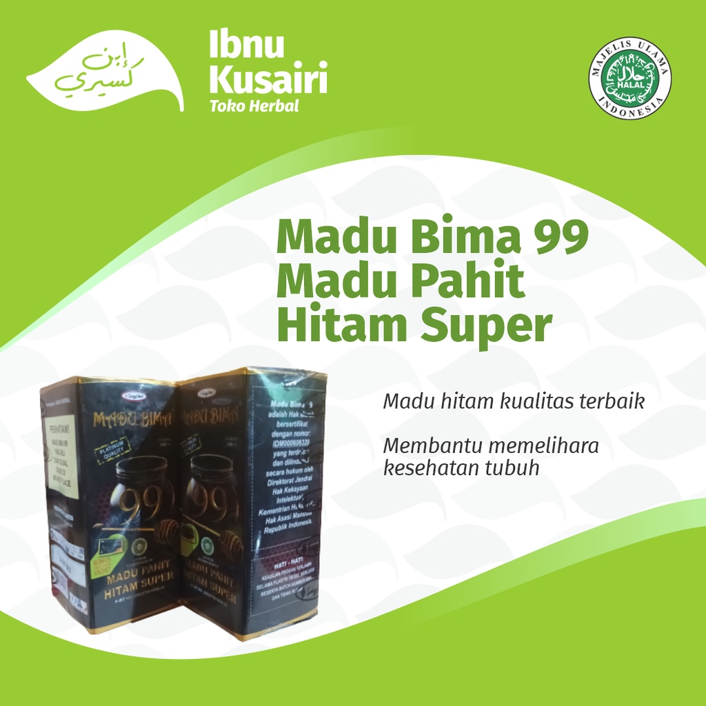

Madu Hitam Pahit Bima 99 Produk Original