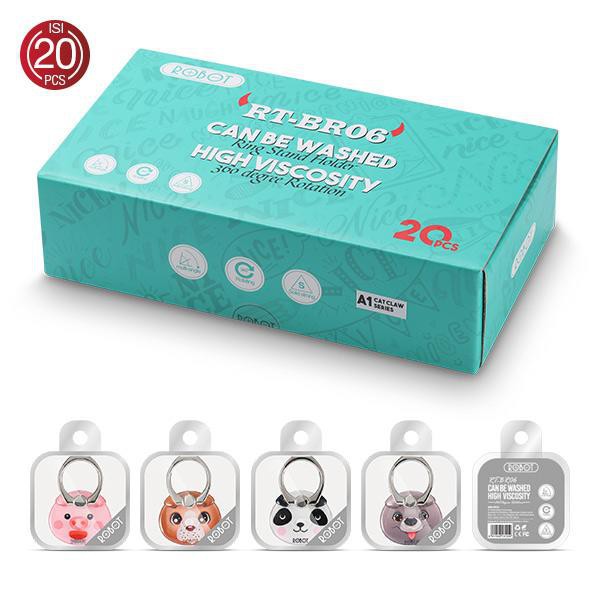 I-Ring Robot RT-BR06 A2 Pet Series Phone Stents (1 Kotak isi 20pcs)