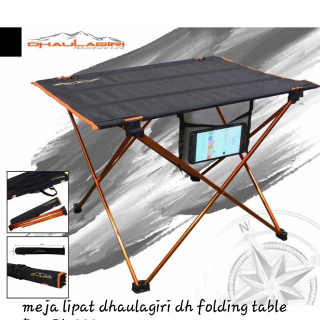 Meja Lipat Dhaulagiri Aluminium Alloy Ultralight Folding Meja Lipat Dhaulagiri Aluminium Alloy Ultralight Folding