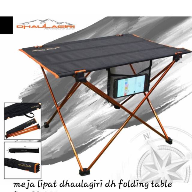  Meja  Lipat  Dhaulagiri Aluminium Alloy Ultralight Folding 