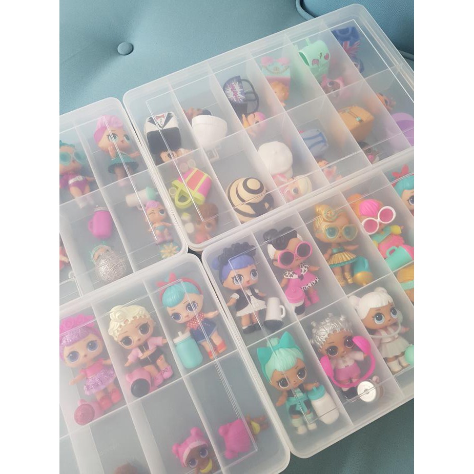 Kotak Penyimpanan Lol Surprise Doll Kontainer Boneka Box Plastik