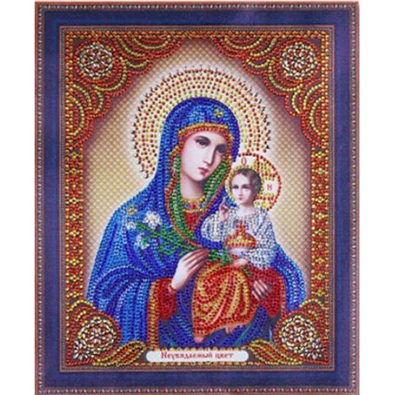 LUKISAN DIAMOND 5D PAINTING (DIY) BUNDA MARIA - H 34x40cm (PxT)