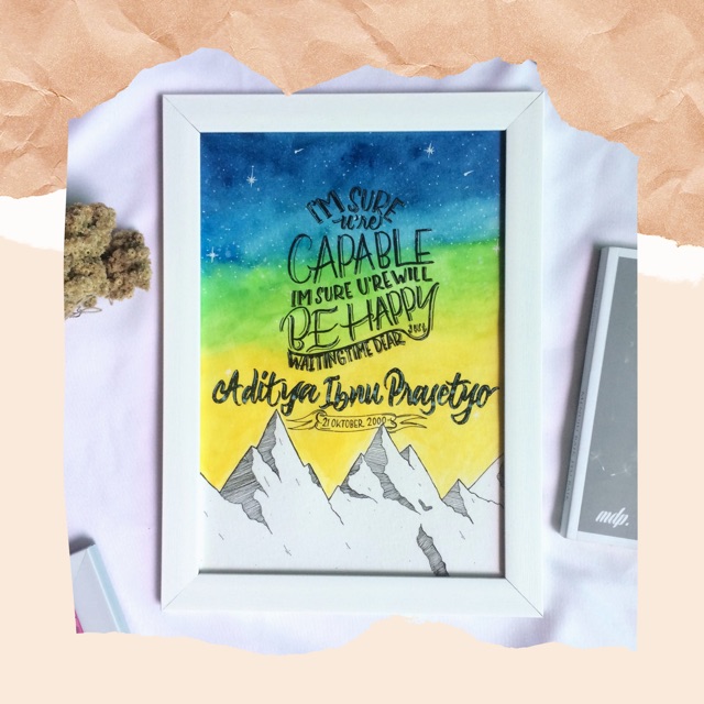 

Kado lettering for wedding/graduation/quotes/dll