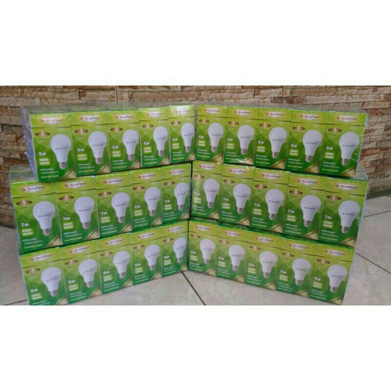 Lampu LED sunfest/Lampu LED berkualitas/Lampu LED murah dan terang