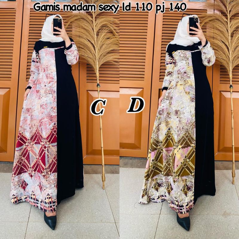 gamis madam sexy / gamis abaya / gamis terbaru/ gamis motif