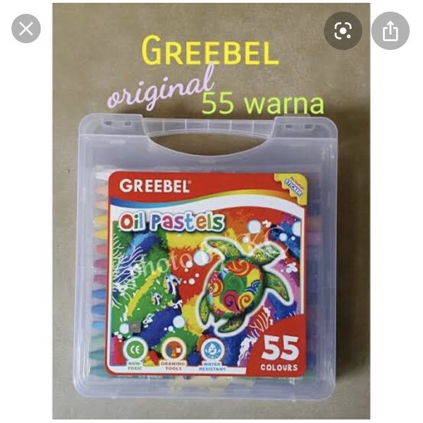 

Dijual Crayon greebel 55 warna oil pastel Berkualitas