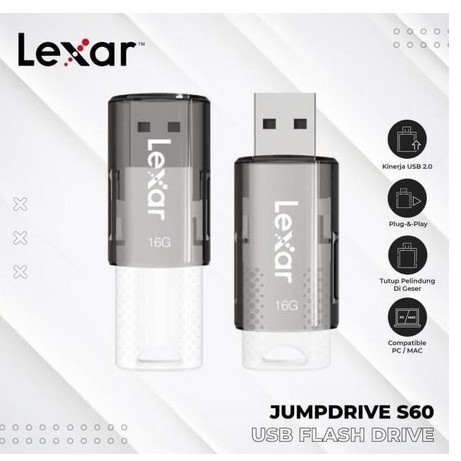 ITSTORE FlashDisk Lexar S60 Jumpdrive 64GB - Flash Disk 64 GB USB 2.0