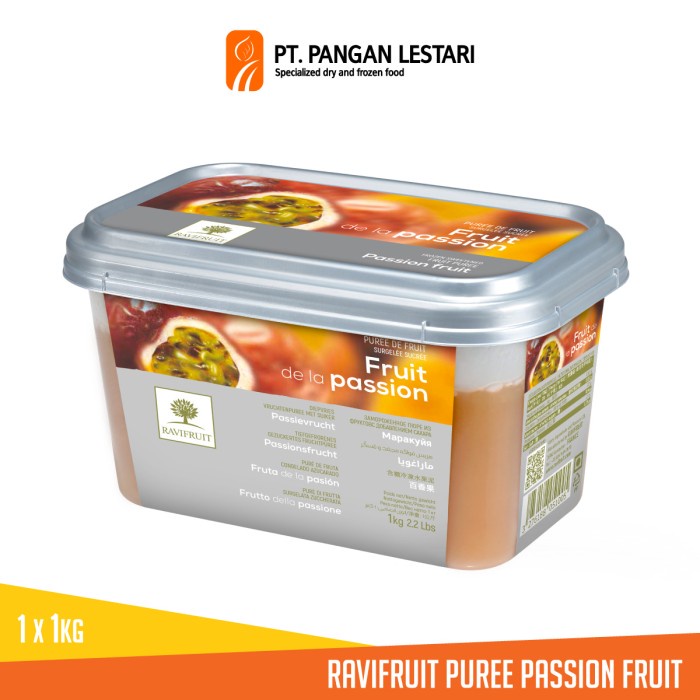 

Ravifruit Puree Buah Markisa (Passion Fruit)