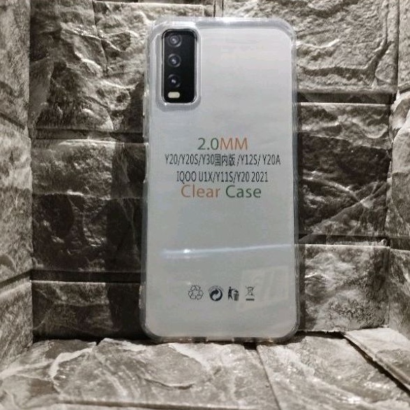 VIVO Y20 / Y20s / Y30 / Y12s CLEAR SOFT CASE 2.0MM PREMIUM SOFT CASE