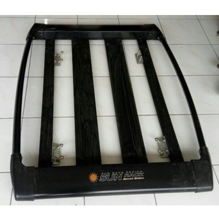 RACK BAGASI ATAS MOBIL / RAK BAGASI ATAS CHROME HITAM UNIVERSAL SUNRACK