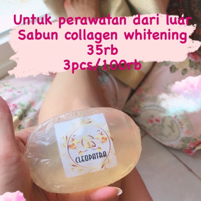 [BESTSELLER] Sabun pemutih collagen cleopatra