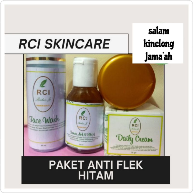Cream Racikan Ijo RCI Skincare Pembersih Pemutih Wajah Penghilang Flek