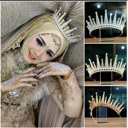 Mahkota wedding / Mahkota pengantin / Mahkota / mahkota hijab