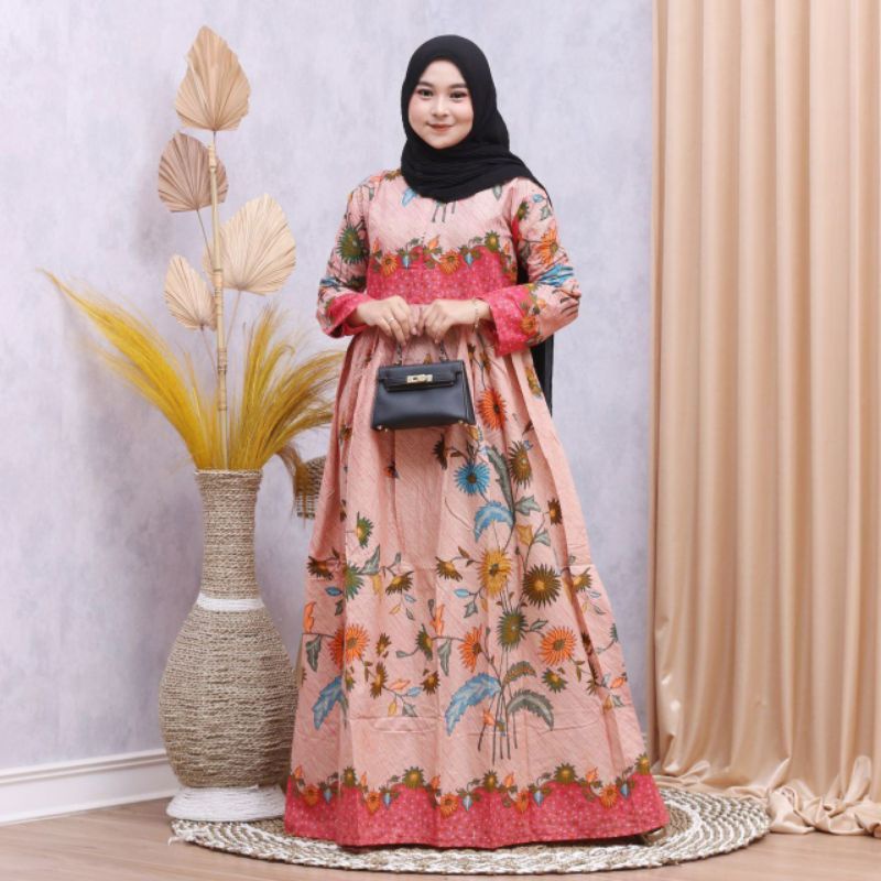 BAJU GAMIS BATIK WANITA ASLI PEKALONGAN || FASHION WANITA