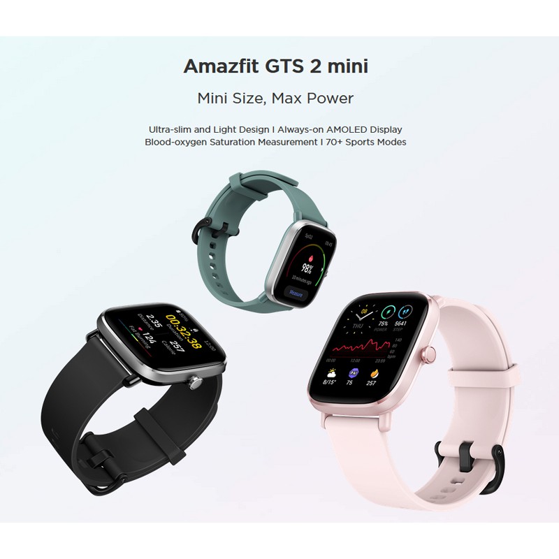 Amazfit GTS 2 Mini Smartwatch International Version Amoled