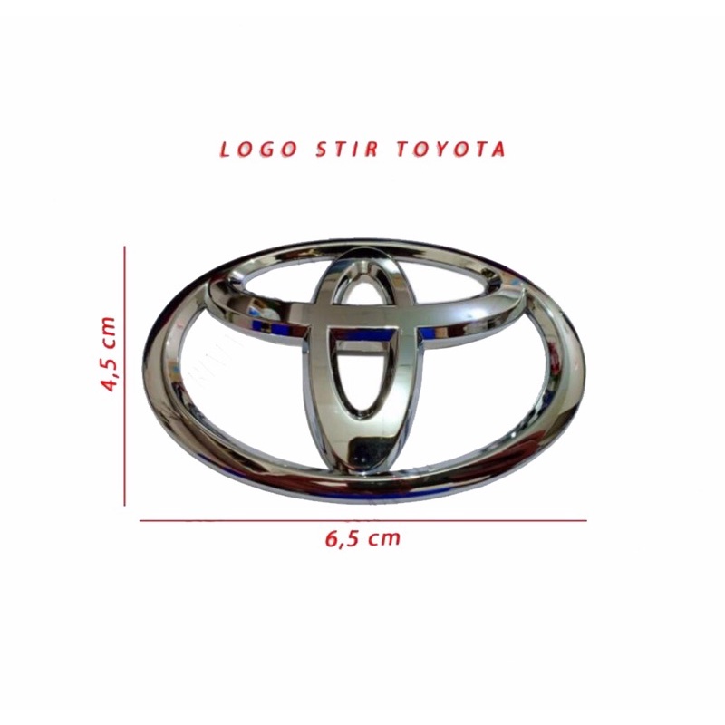 Logo Stir Mobil Toyota Chrome