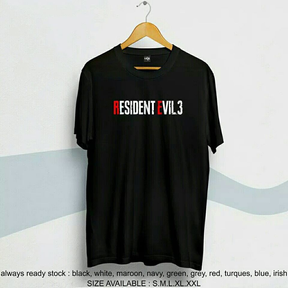 kaos distro resident evil 3 / baju horor resident evil 3