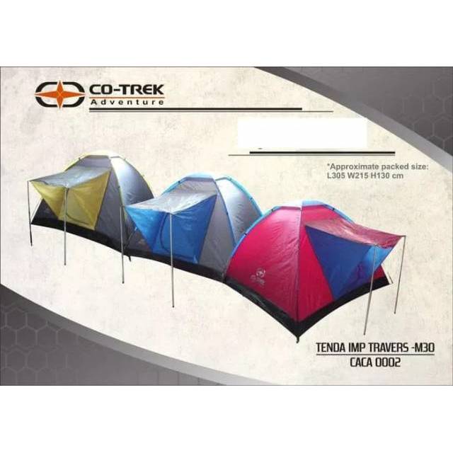 TENDA CAMPING OUTDOOR MENDAKI GUNUNG COTREx CO-TREx KAPASITAS 4 SAMPAI 5 ORANG.  DISC BANTUAN LOMBOK