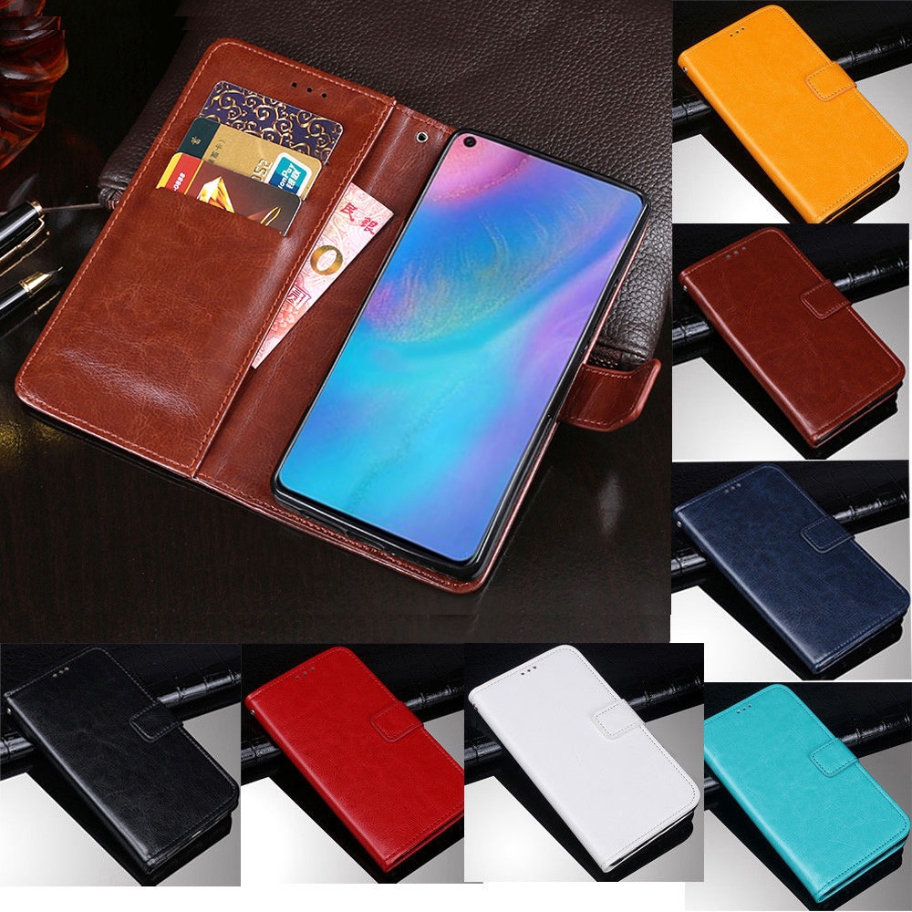 Casing Model Dompet Lipat Bahan Kulit Pu Magnetik Slim Untuk Huawei P30 Pro