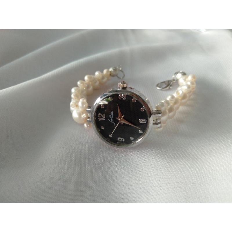 Perhiasan Jam Tangan Mutiara Lombok Asli