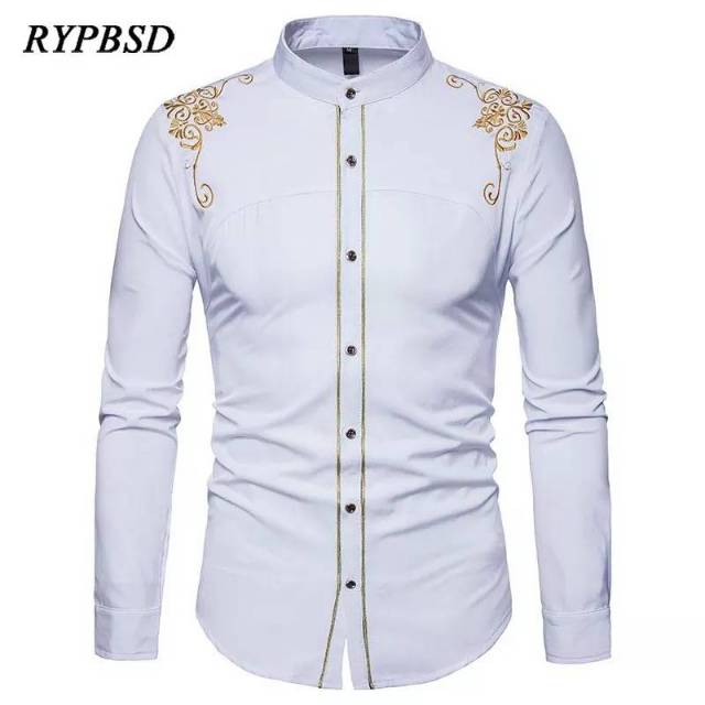 Vl.kemeja pria Koko depan bordir asli best seller bastile