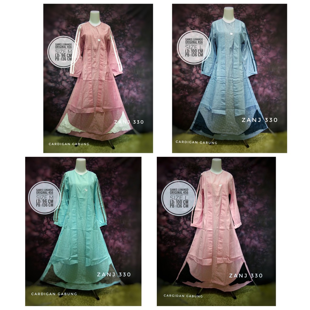 Gamis Dewasa LunanGo Original kode LS 456