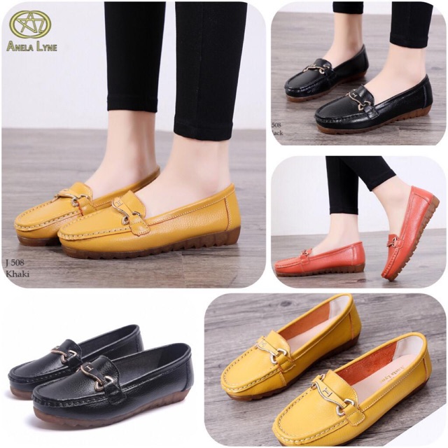 SEPATU LEATHER ANELA LYNE 508