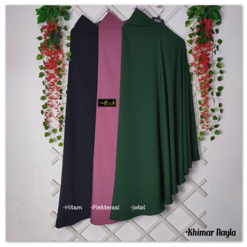 JILBAB JUMBO NAYLA >>Rizquna Gamis<< (Wolfis Grade A)