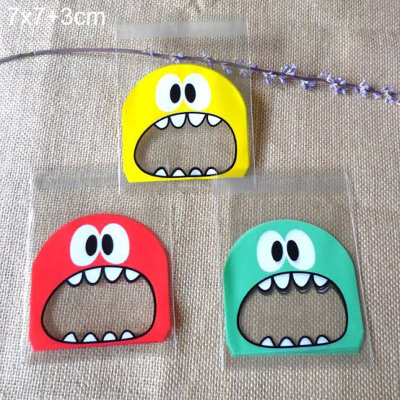 

stiker kantong pastik/stikergambarmonster/stikerplastik