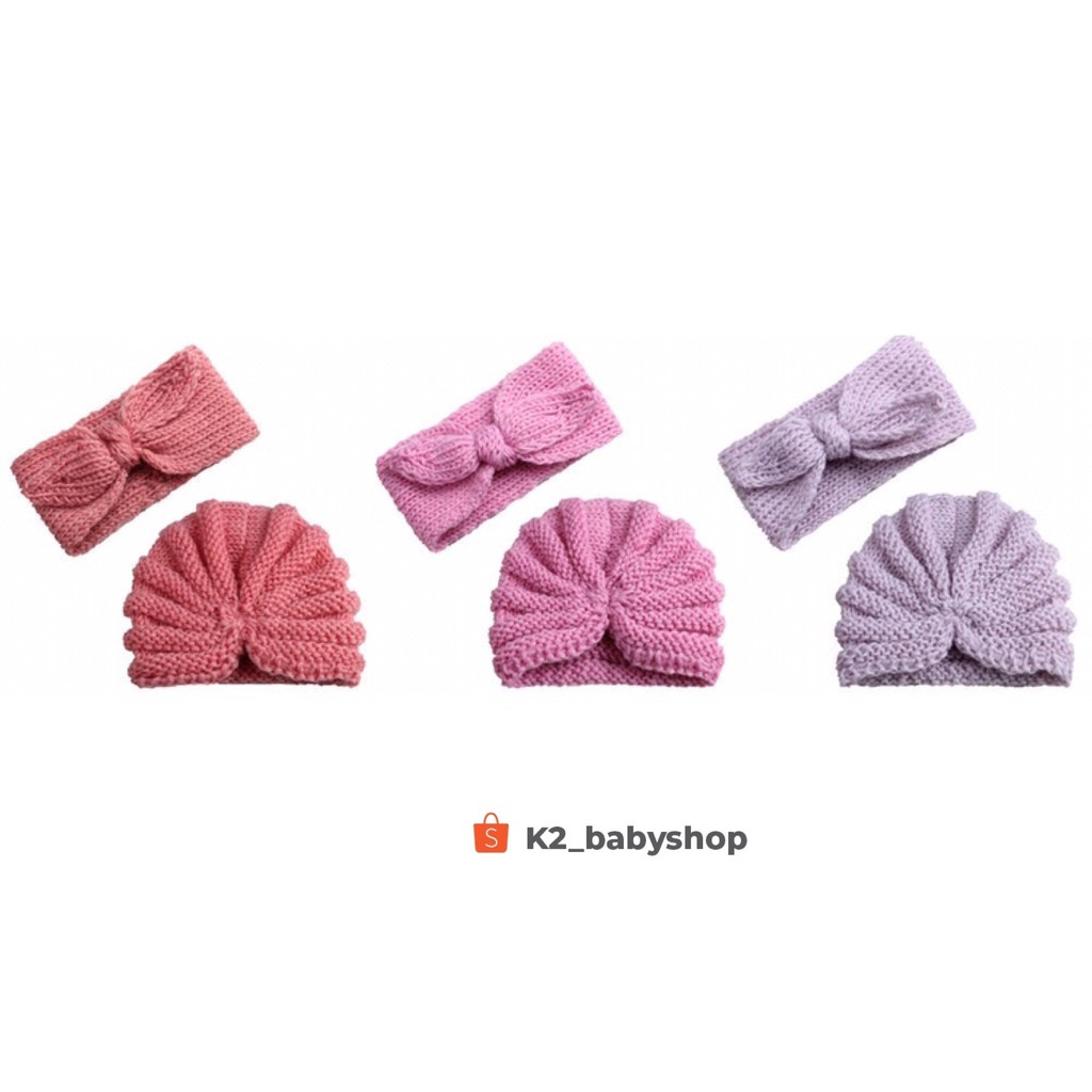 BABY K2 - TURBAN BAYI SET ISI 2 PCS KODE 00062