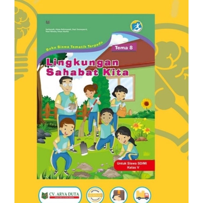 ORI buku teks pendamping tematik k13 kelas 2 tema 8 lingkungan sahabat kita penerbit Arya duta