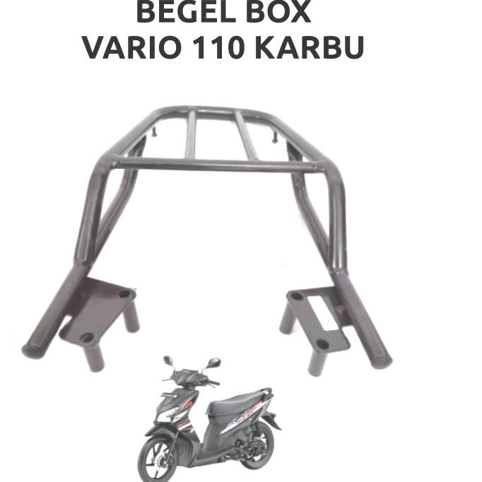 Begel behel bracket box motor honda vario 110 karbu