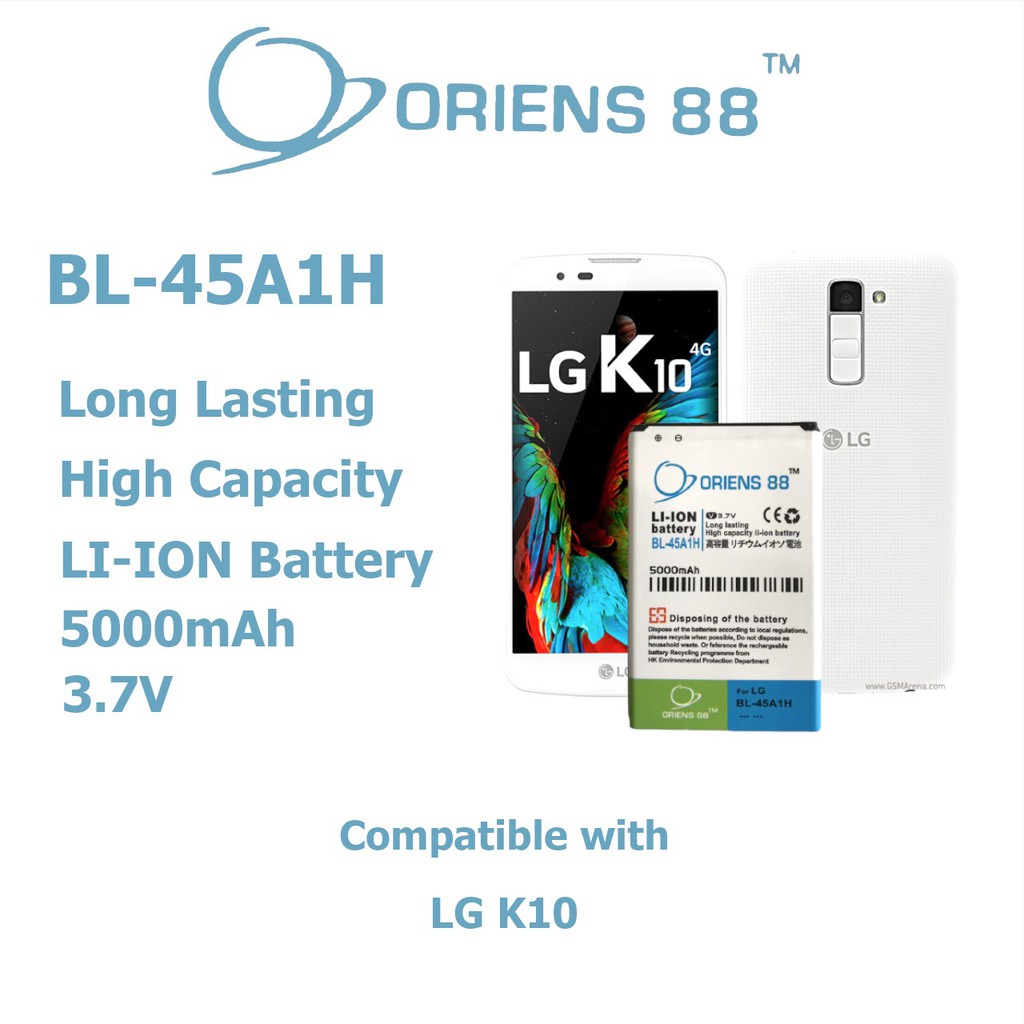 (P) Baterai batre battery LG K10 BL 45A1H double power/IC ORIENS88