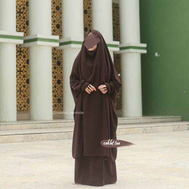 FRENCH KHIMAR . FRENCH KHIMAR RENDA . FRENCH KHIMAR MURAH SET BAHAN WOLFIS-1