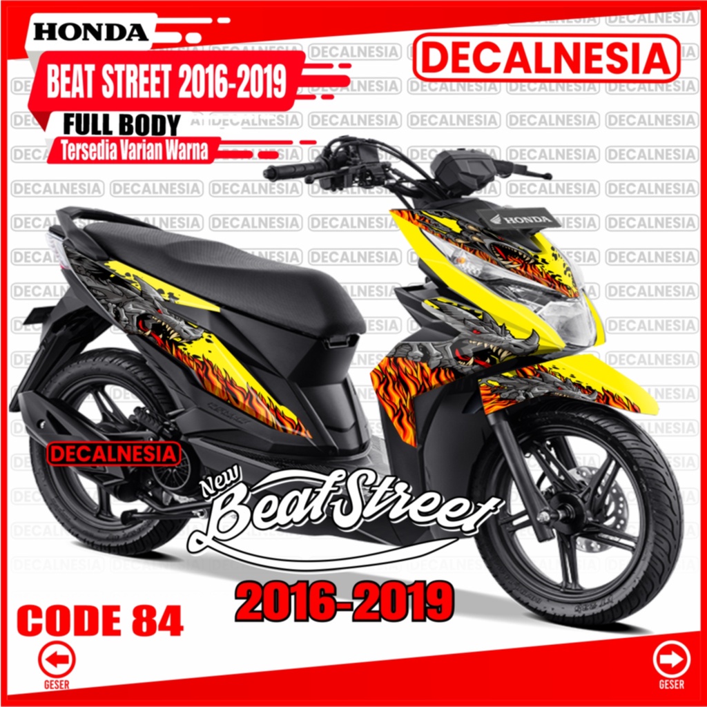 Decal Sticker Beat Street Full Body Old 2018 2019 Motor Honda Stiker Beat Street 2016 2017 Modifikas