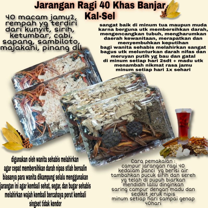 

Ragi 40 jarangan.khas kalimantan
