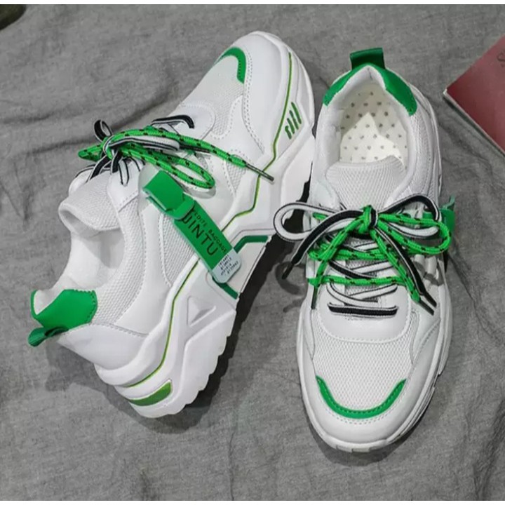 IMPORT MURAH_KOREA SEPATU SNEAKERS WANITA TRENDY WANITA KOREA CHUNKY_(JINTU )
