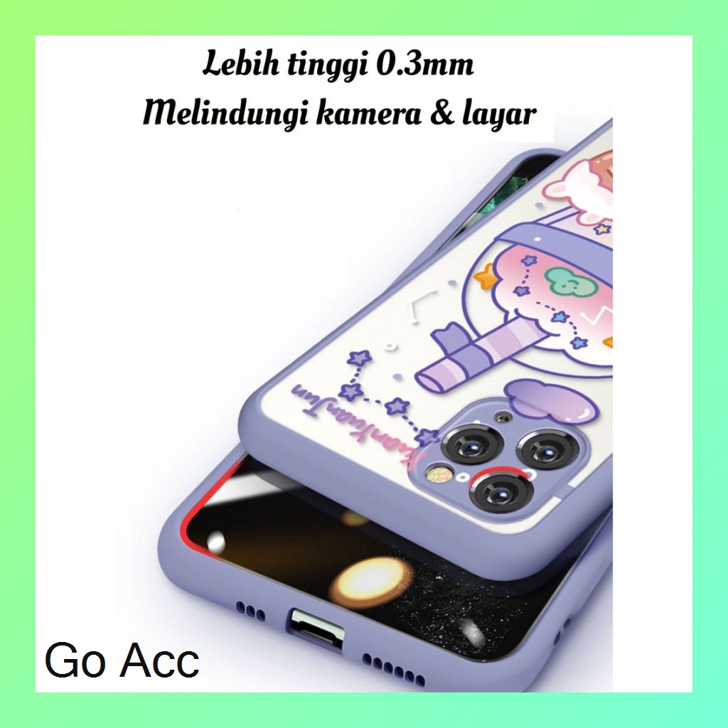 Lens Cover Case Camera Protector Boba Lilac Ungu FM13 FM14 Xiaomi Redmi 5A 6A 8 9 Prime 9A 9i 9C 10 Note 4 4X 5A 7Pro 8 9 10s 10 5G Poco X3 M3 Vivo V20 V21 V23e Y11 Y12 Y15 Y17 Y20 Y20i Y12s Y30 Y30i Y50 Y91 Y93 Y95 Infinix Smart 5 Hot 10s