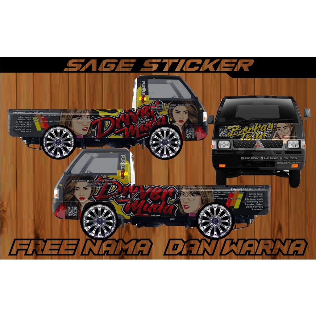 decal sticker mobil pickup L300