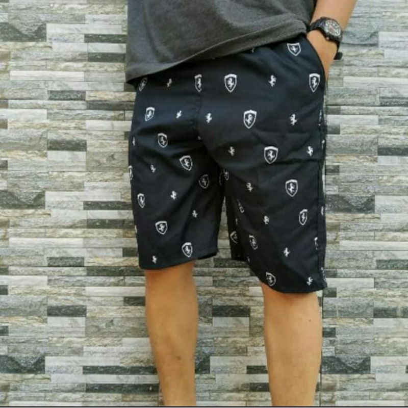  Celana  pendek pria  motif  bagus Shopee Indonesia
