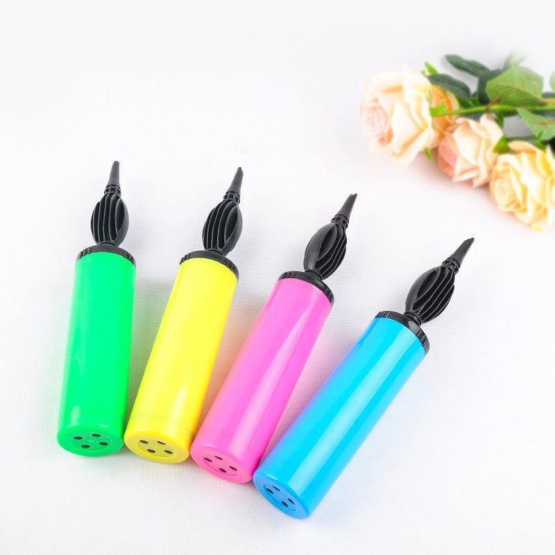Pompa Balon tangan manual warna warni / Pompa Tangan/Pompa balon mini