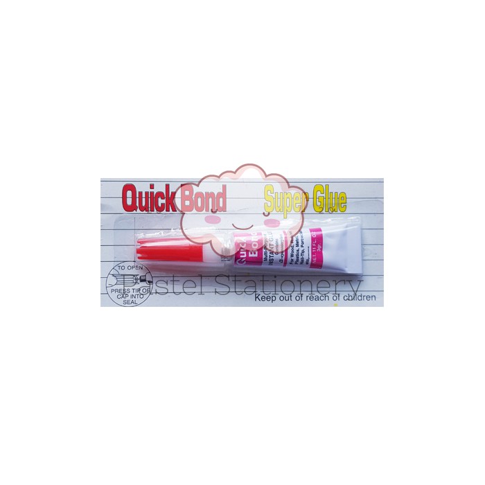 

Lem Super Glue Quick Bond 3gr Multi Purpose Instant Adhesive