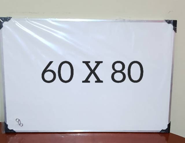 PAPAN TULIS  Papan Tulis White Board 50 x 70 dan 60 x 80 S1