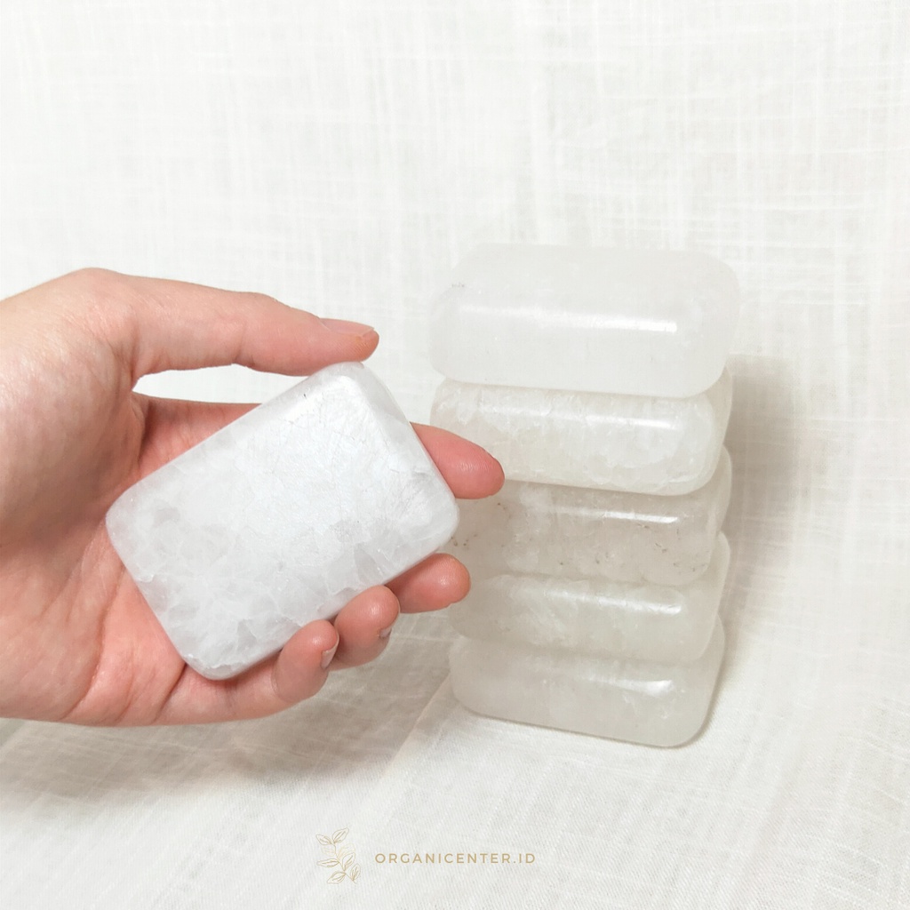 Deodoran Batu Tawas Natural Alami Mineral Zero Waste Kristal Deodorant Penghilang Bau Badan Eco Friendly Ramah Lingkungan