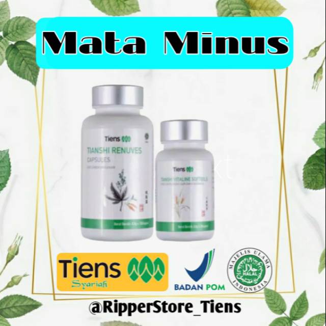 Tiens Mata Minus - Obat Mimus & Silinder Tinggi - Original Tiens